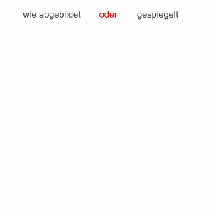 Glastattoo Narzisse