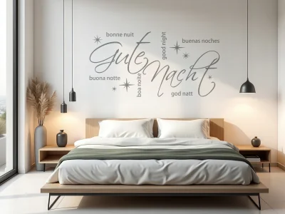 Wortwolke Gute Nacht