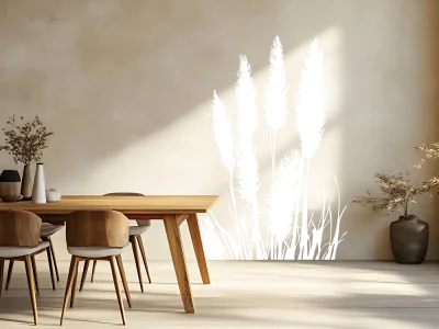 Wandtattoo Pampasgras