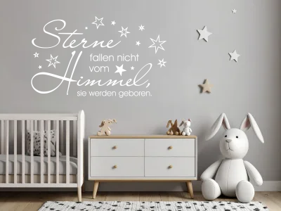 Wandtattoo Sterne fallen nicht vom Himmel