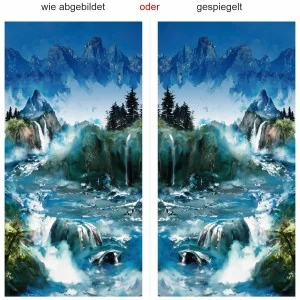 Türposter Aquarelles Alpenpanorama (in 7 Varianten erhältlich)
