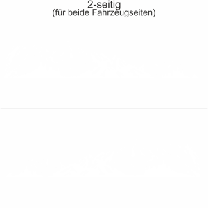 Caravanaufkleber Alpenpanorama