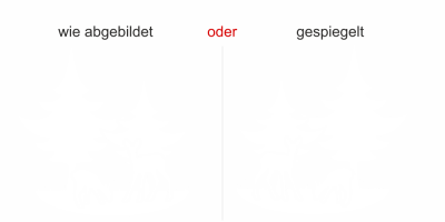 Fassadendekor Rehe im Wald