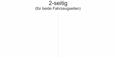 Autoaufkleber Fee mit Einhorn