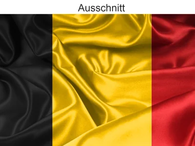 Aufkleber Fahne von Belgien - Ansicht Ausschnitt