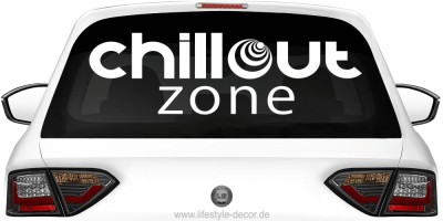 Aufkleber Heckscheibe Chillout Zone