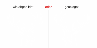 Aufkleber Hirsch