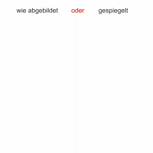 Möbeltattoo Bambuszweige