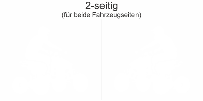 Aufkleber Quad