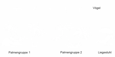 Wohnmobil Aufkleber Relax am Strand