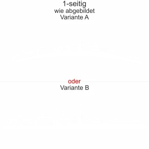 Aufkleber für KFZ Stuttgart - Ansicht Ausrichtung mit Farbauswahl und Variante