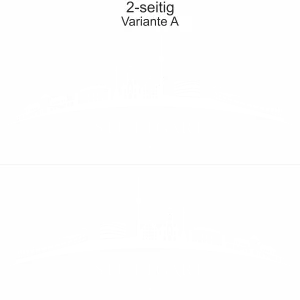 Aufkleber für KFZ Stuttgart - Ansicht zweiseitig für beide Fahrzeugseiten und Farbauswahl