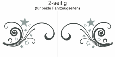 Autoaufkleber Sternenornament