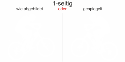 Autoaufkleber Mountainbike