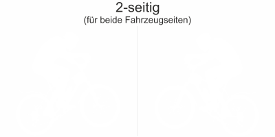 Autoaufkleber Mountainbike