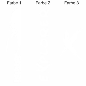 Auto Aufkleber Polygon Dekor - Ansicht Farbauswahl