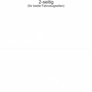 Autoaufkleber Berge und Meer
