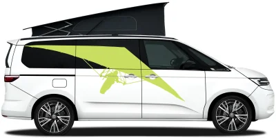 Autoaufkleber Drachenflieger Camper