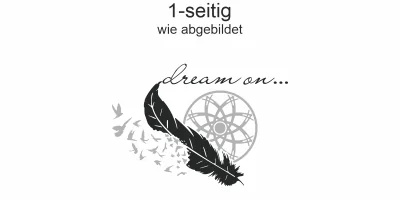 Autoaufkleber Traumfänger - Ansicht Ausrichtung