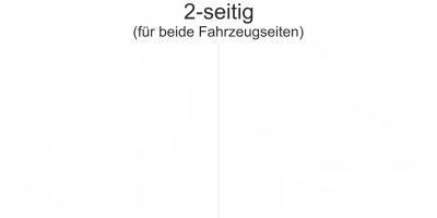 Autoaufkleber Dressurreiten