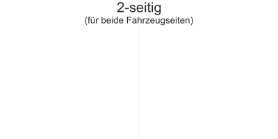 Autoaufkleber Einhorn