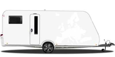 Autoaufkleber Europakarte