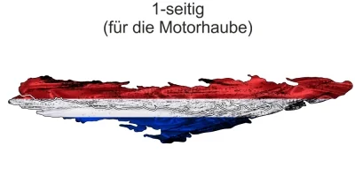 Autoaufkleber Niederländische Flagge