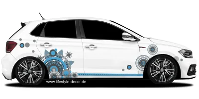 Autoaufkleber Kunstvolles Design