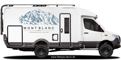 Autoaufkleber Mont Blanc