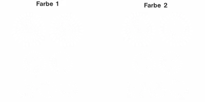 Autoaufkleber Satz Blumen Design - Frei platzierbare Elemente und Farbauswahl