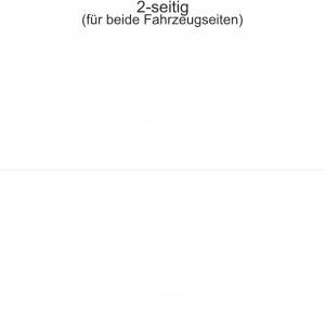 Autoaufkleber Schwungvolles Ornament
