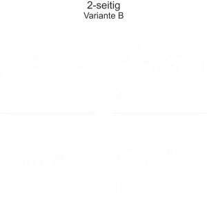 Autoaufkleber Skyline Berlin - Ansicht zweiseitig für beide Fahrzeugseiten und Farbauswahl