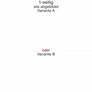 Autoaufkleber Skyline Bundesland Hessen