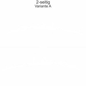Autoaufkleber Skyline Bundesland Thüringen