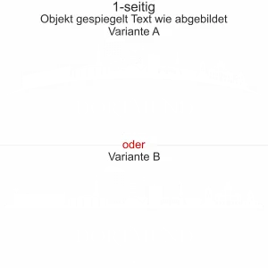 Autoaufkleber mit Dortmunder Skyline - Ansicht Ausrichtung mit Farbauswahl und Variante