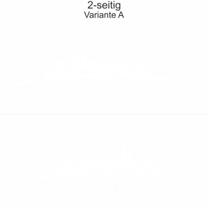 Autoaufkleber Skyline München - Ansicht zweiseitig für beide Fahrzeugseiten und Farbauswahl
