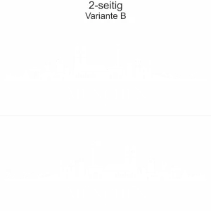 Autoaufkleber Skyline München - Ansicht zweiseitig für beide Fahrzeugseiten und Farbauswahl