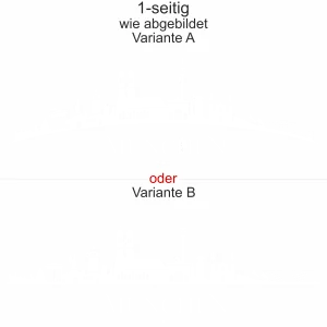 Autoaufkleber Skyline München - Ansicht Ausrichtung und Farbauswahl