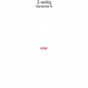Autoaufkleber Skyline München - Ansicht zweiseitig für beide Fahrzeugseiten und Farbauswahl