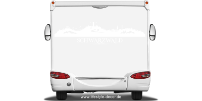 Autoaufkleber Skyline Schwarzwald
