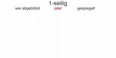 Autoaufkleber Totenkopf mit gekreuzten Säbel - Ansicht Ausrichtung und Farbauswahl