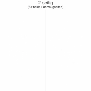 Autofolie mit Traumfängermotiv - Ansicht zweiseitig für beide Fahrzeugseiten und Farbauswahl