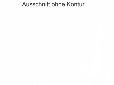 Autoaufkleber Windrose - Ansicht Ausschnitt ohne Kontur
