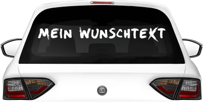 Autoaufkleber Wunschtext | 14