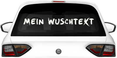 Autoaufkleber Wunschtext | 14