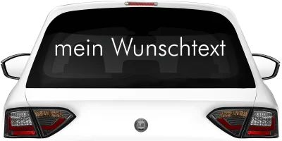 Autoaufkleber Wunschtext | 22