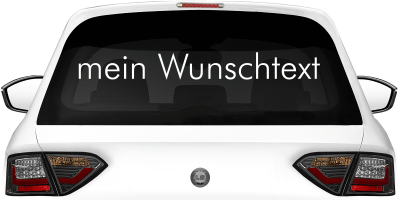 Autoaufkleber Wunschtext | 22