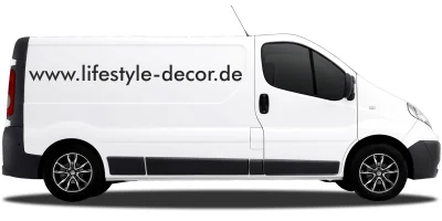 Autoaufkleber Wunschtext 23 | Set für beide Fahrzeugseiten