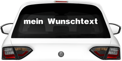 Autoaufkleber Wunschtext | 27