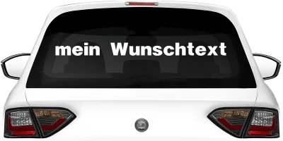 Autoaufkleber Wunschtext | 27
